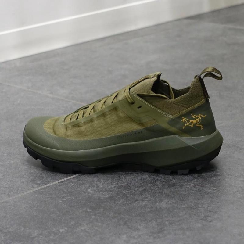 ARCTERYX Vertex Alpine GTX始祖鸟军绿色防水耐磨男士越野跑鞋