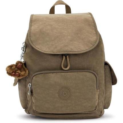 代购Kipling女士双肩包多隔层设计磁吸闭合可调节肩带