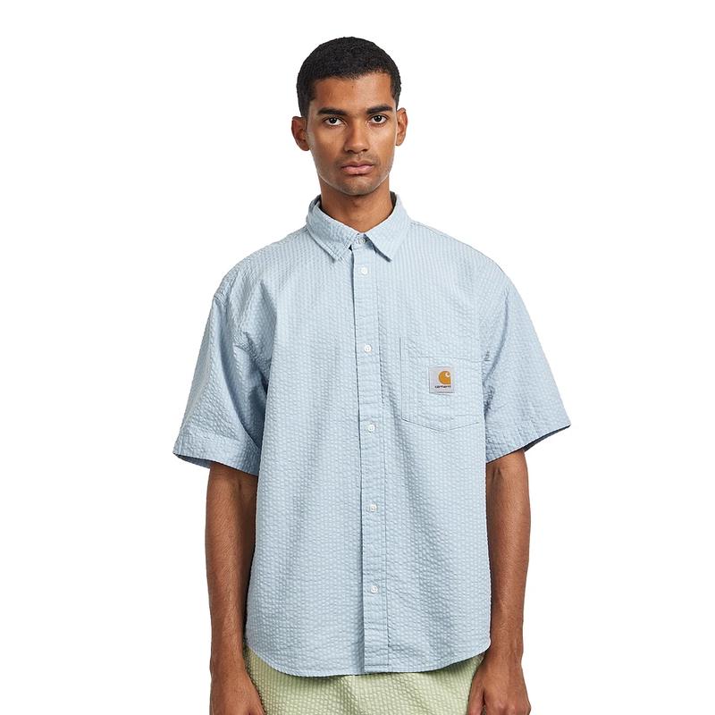 CARHARTT WIP男士衬衫透气抗皱棉质短袖休闲日常衬衣爆款