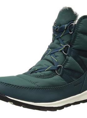 代购SOREL女士雪地靴防水透气保暖防滑防水尼龙PU涂层合成材料