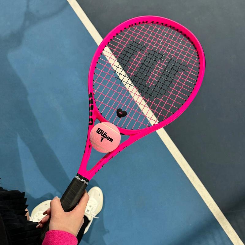 代购Wilson Clash 100L V2.0 Neon Pink威尔胜霓虹粉色巴黎限定
