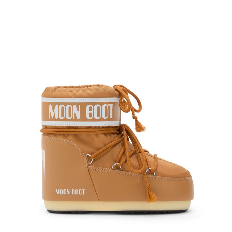 MOON BOOT男女雪地靴防水防滑透气轻便尼龙聚氯乙烯系带抽绳设计