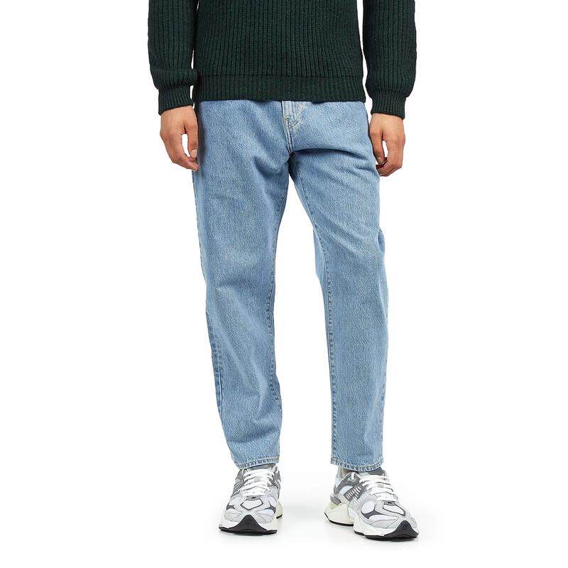 代购Edwin Cosmos男士牛仔裤耐用抗皱浅蓝宽松日常休闲男装潮流