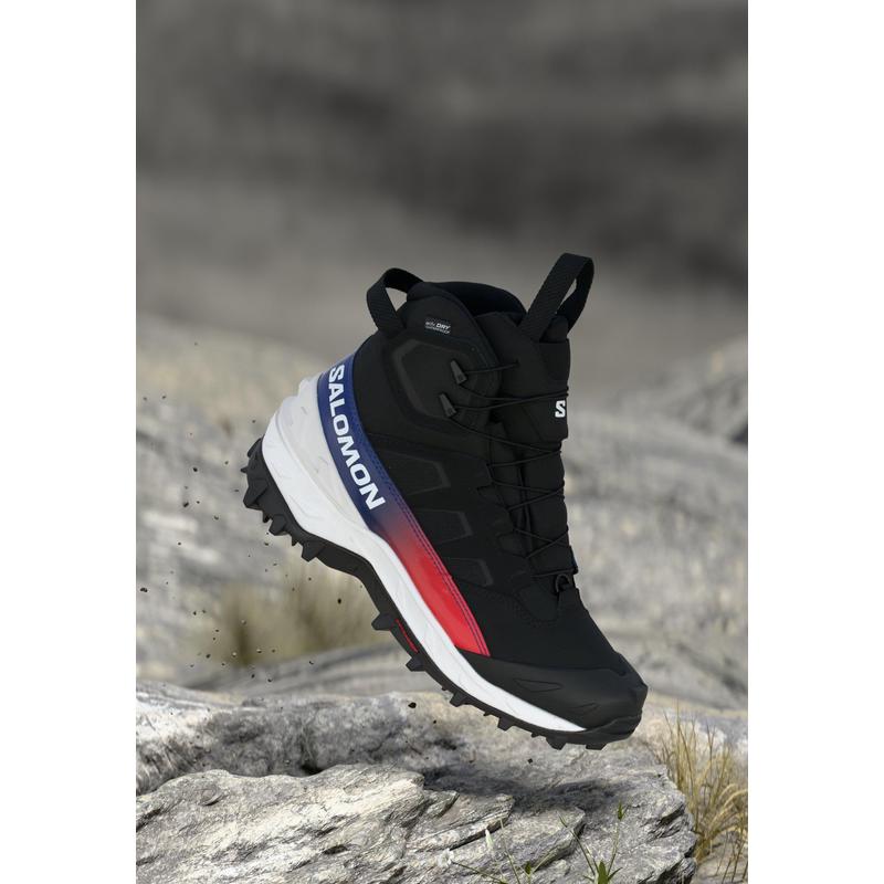 代购SALOMON萨洛蒙女士徒步鞋防水防滑缓震登山鞋中帮系带