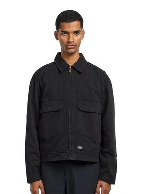 代购Dickies男士夹克保暖耐用棉质黑色春秋户外工装爆款休闲