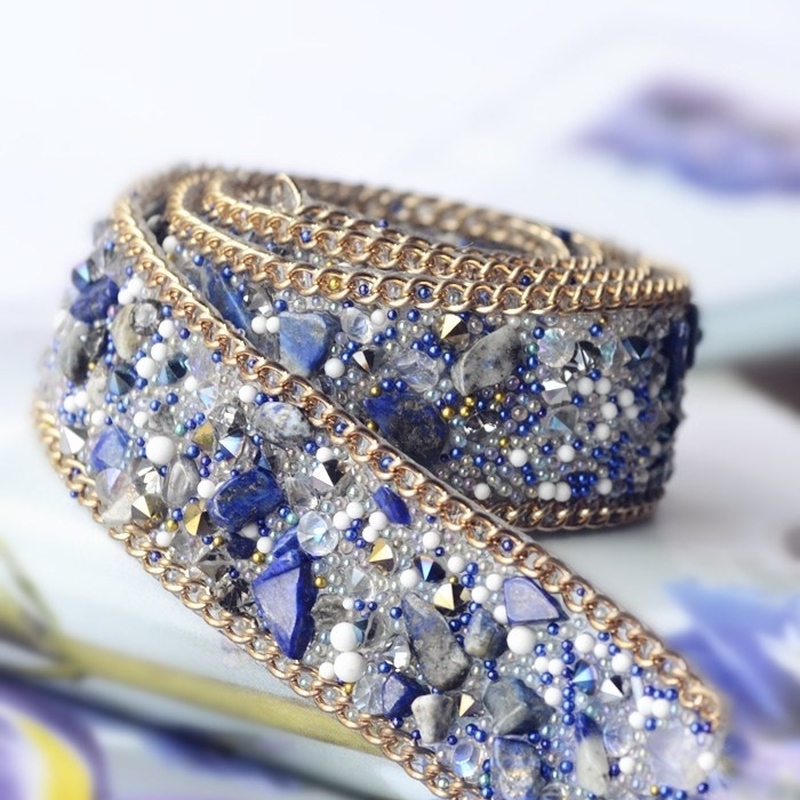 衣服钻diy手工镶钻手缝水钻服装配件辅料装饰品材料链背胶网时尚