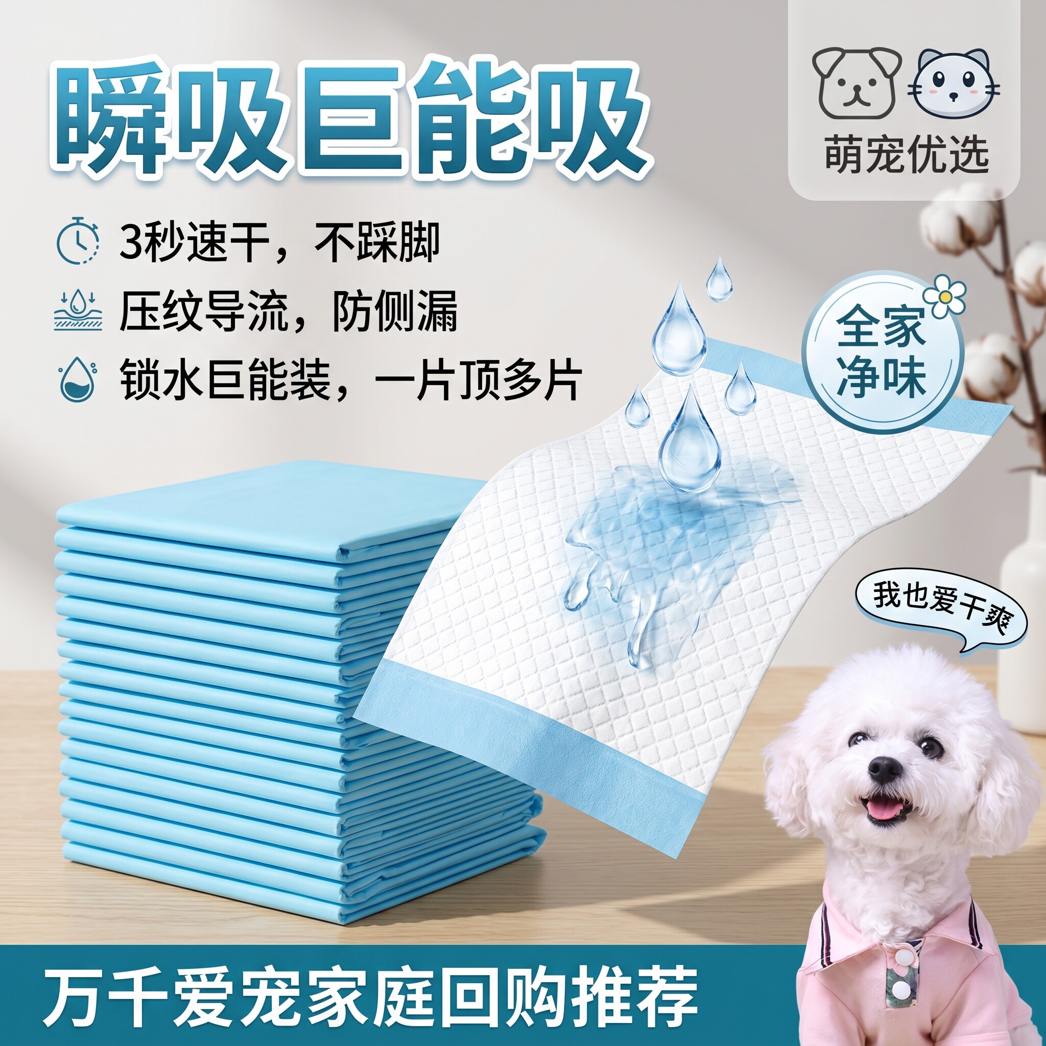 尿垫狗狗专用一次性宠物幼犬诱导定点上厕所神器加厚除臭吸水大号