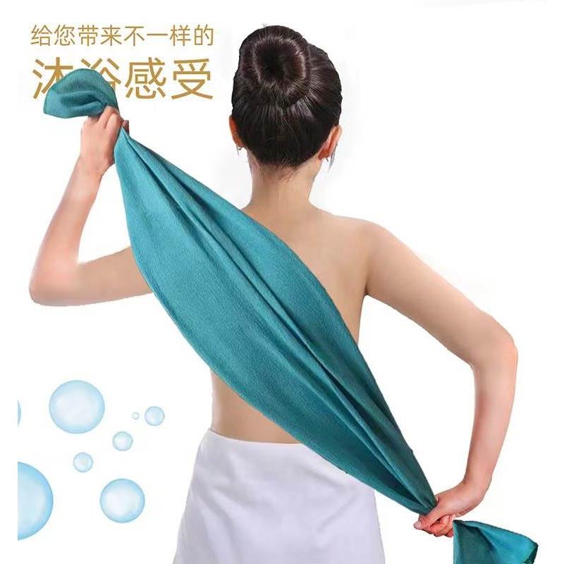 搓澡巾粗砂东北澡堂后背用强力搓泥拉背长条搓背神器洗澡巾女士