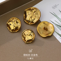 №18 узор из плиссированной бумаги-античное золото