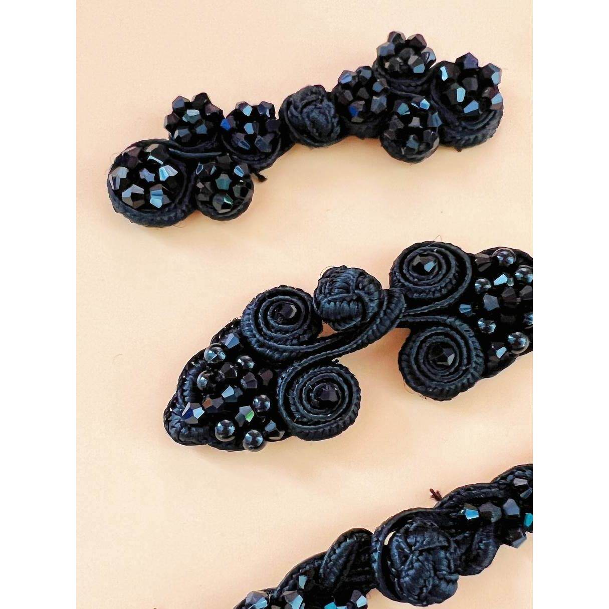 复古国风扣子古装盘扣上衣新中式唐装旗袍马甲衣服缝纫DIY家用新