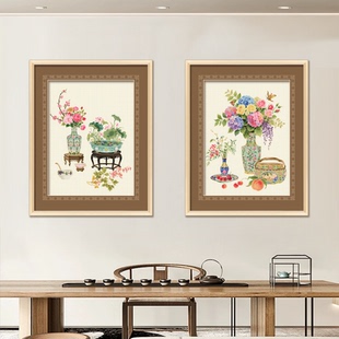 ks十字绣2026年新款春华秋实一二自己绣手工DIY花卉客厅卧室挂画