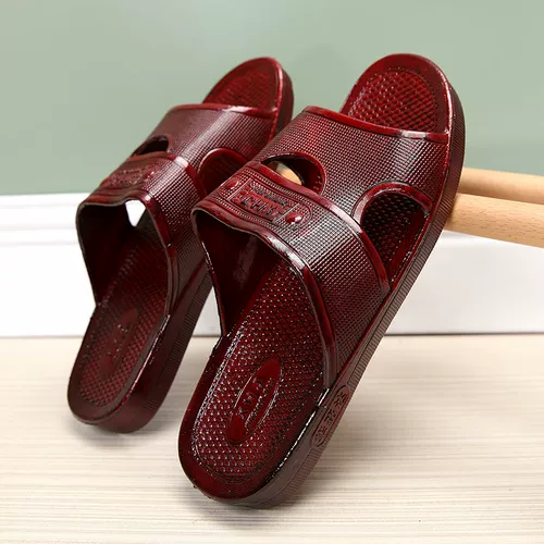 Нескользящие комфортные тапочки на платформе, износостойкие туфли, 2023, для среднего возраста