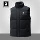 花花公子羽绒棉马甲男冬季 加绒加厚保暖大码 坎肩背心外套立领马夹