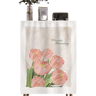 橱柜遮挡帘书柜防尘拉帘杂物置物架遮丑帘免打孔魔术贴滑轨布门帘