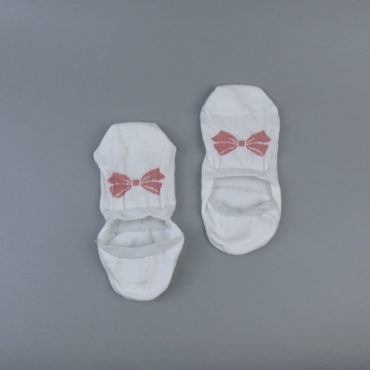 夏季薄款女隐形袜纯棉船袜子纯色大蝴蝶结透气带防滑胶条女士袜套,女士内衣/男士内衣/家居服,船袜,淘宝优惠券,粉丝福利购,淘宝优惠卷