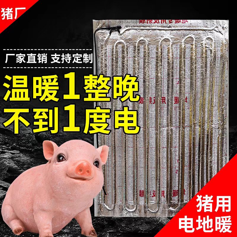 高端猪用地暖碳钎维电地暖兽用养殖小仔猪专用电地暖电热板毯猪舍