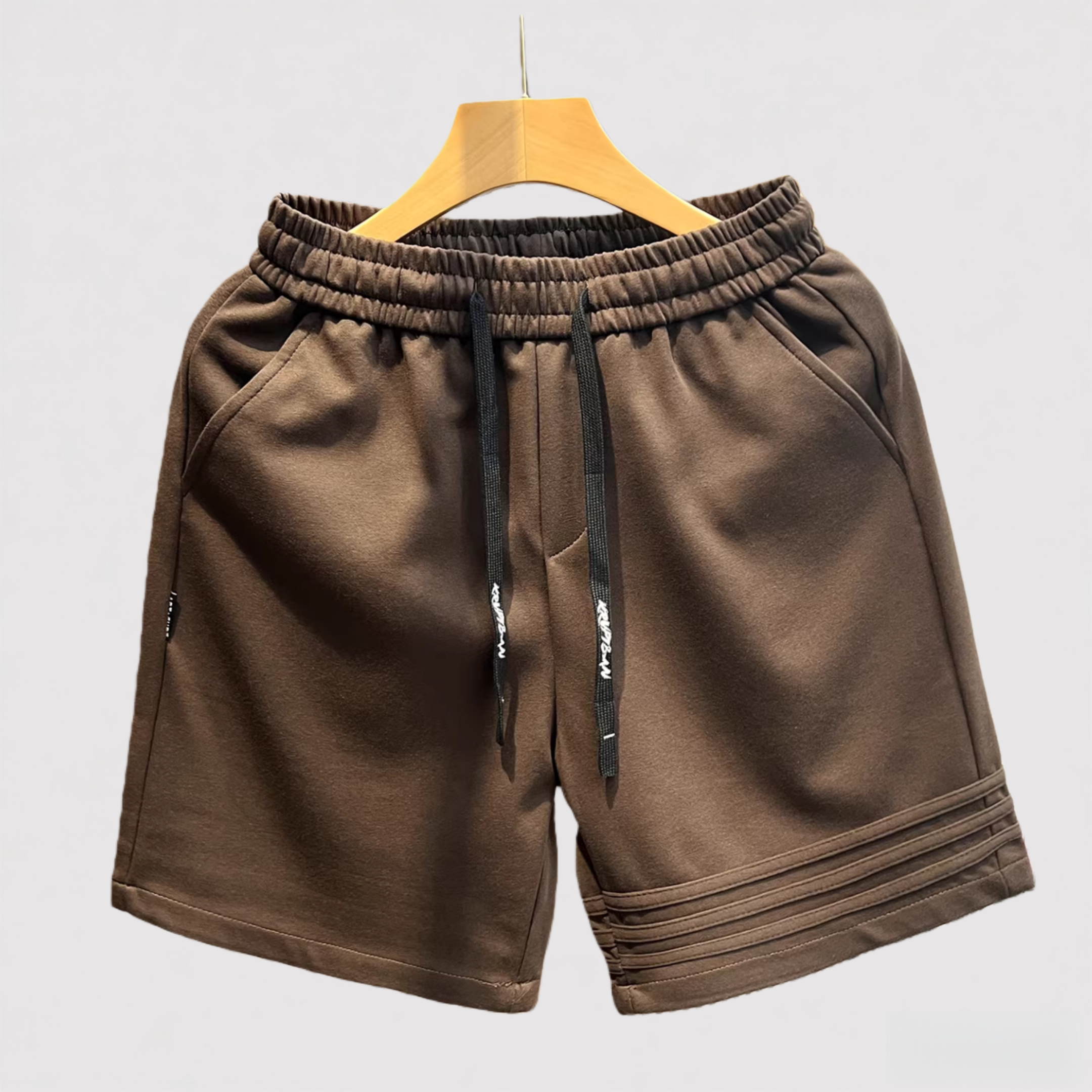 设计感高端重磅三条杠运动休闲短裤男美式复古卫裤夏季宽松五分裤,男装,短裤,淘宝优惠券,粉丝福利购,淘宝优惠卷