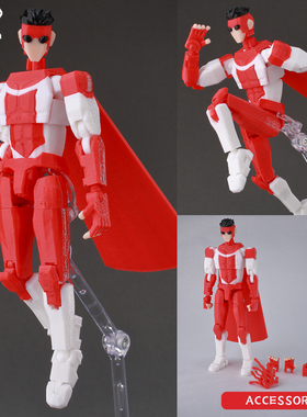 9L3D打印多关节超可动人偶无 敌少侠幸运13手办动漫周边玩具礼物