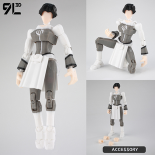 无 敌少侠可动人偶安妮莎9L3D打印关节可动手办模型玩具学生礼物