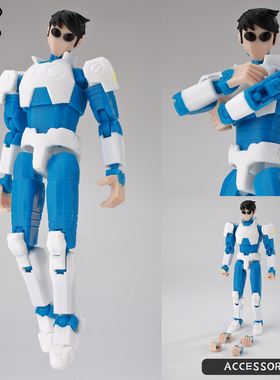 F星马克无 敌少侠可动人偶9L3D打印关节可动手办模型玩具学生礼物