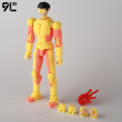 无 敌战争防弹马克变体手办9L3D打印关节可动人偶幸运13升级模型