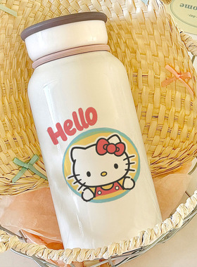 活力满满！Hello Kitty 元气 304 水杯，学生上课超爱用