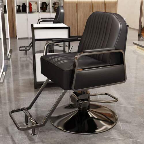 黑武士网红理发椅旋转脚踏