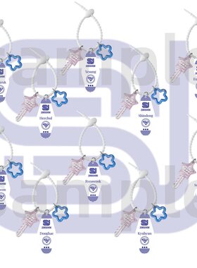 SUPER JUNIOR金希澈李东海艺声李赫宰亚克力钥匙扣自制周边挂件