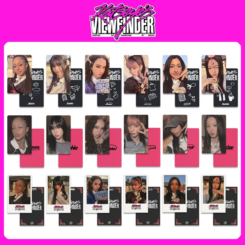 KATSEYE猫瞳周边VIEWFINDER IN SEOUL小卡 WVS特典卡 取景器小卡