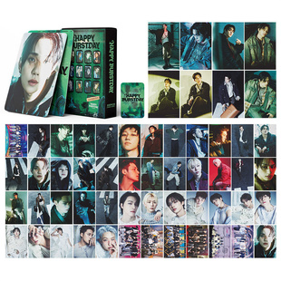 55张SVT正规五HAPPY BURSTDAY专辑小卡明星小十七照片卡自制卡片