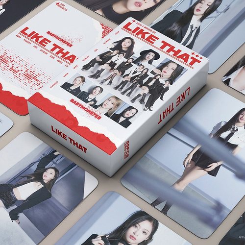 BABYMONSTER小卡怪兽回归单曲LIKE THAT自印卡片PHARITA RORA55张