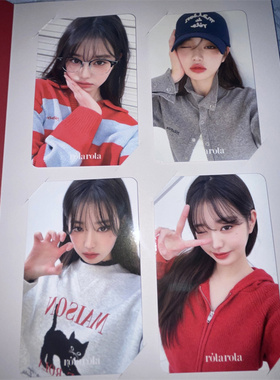 IVE张元英周边代言小卡4.0收藏卡Wonyoung自印照片卡3寸拍立得ins