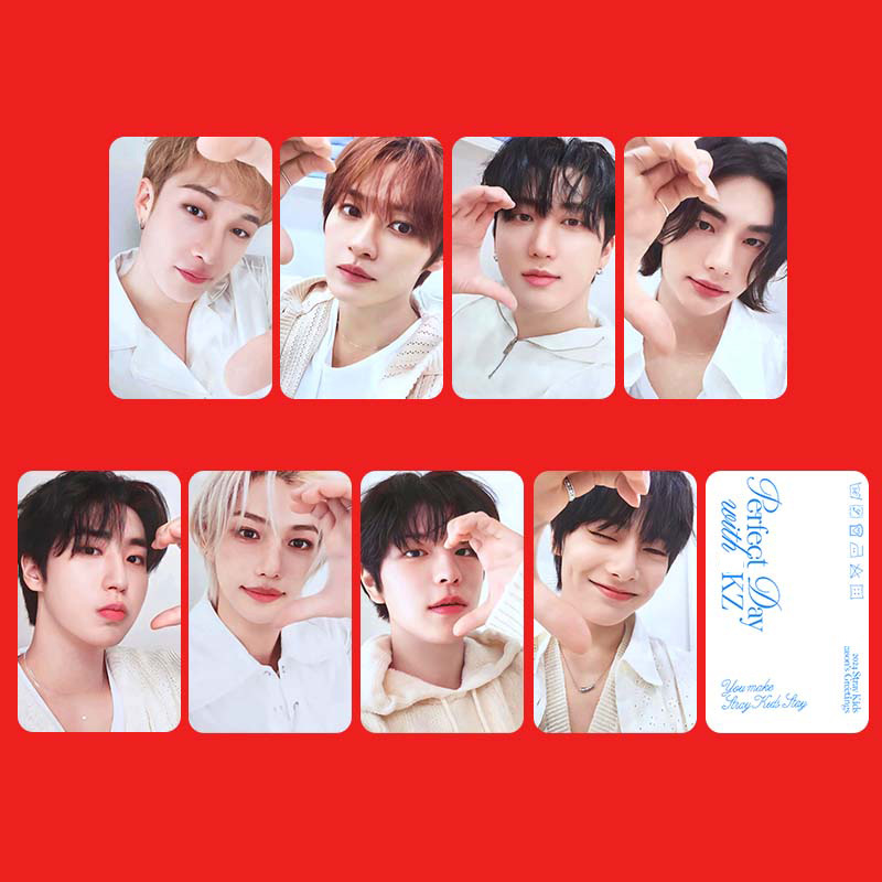 Straykids台历卡2024 SEASONS GREETINGS李龙馥 黄铉辰 自印小卡