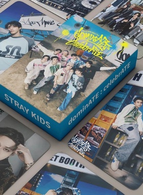 Stray Kids dominATE:celebrATE黄铉辰李龙馥自印55张小卡明信片