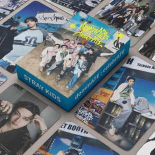 Stray Kids dominATE:celebrATE黄铉辰李龙馥自印55张小卡明信片