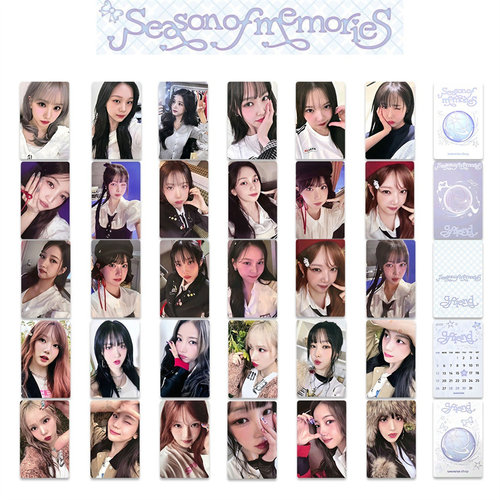 GFRIEND女团10th Anniversary小卡Season of Memories自印随机卡