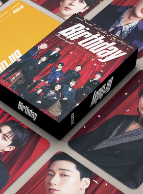 ATEEZ 自印双面小卡4th JAPAN SINGLE BIRTHDAY 照片卡姜吕尚应援
