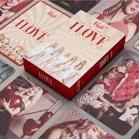 G I-DLE Женская группа Новый колледж Я никогда не умру Lomo Card 54 коробки из случайной коллекции двусторонняя карта