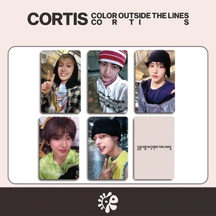 CORTIS《COLOR OUTSIDE THE LINES》特典卡 随机卡 周边自印小卡