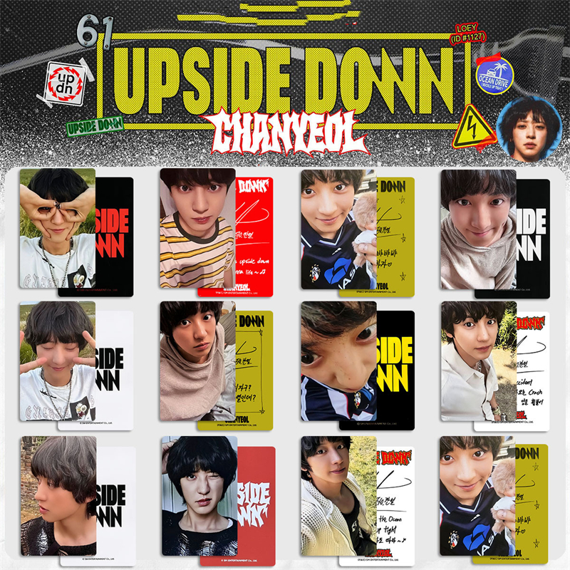 朴灿烈CHANYEOL专辑UPSIDE DOWN周边小卡迷你2辑特典卡自印照片卡
