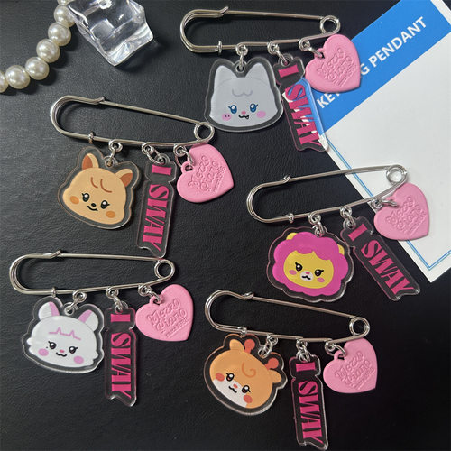 (G)I-DLE 快闪卡通胸针周边自制衣服别针装饰挂件宋雨琦 叶舒华