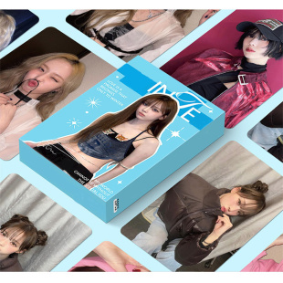 KPOP 55张吒金玟庭镭射卡收藏卡金冬天周边非正版自印照片小卡