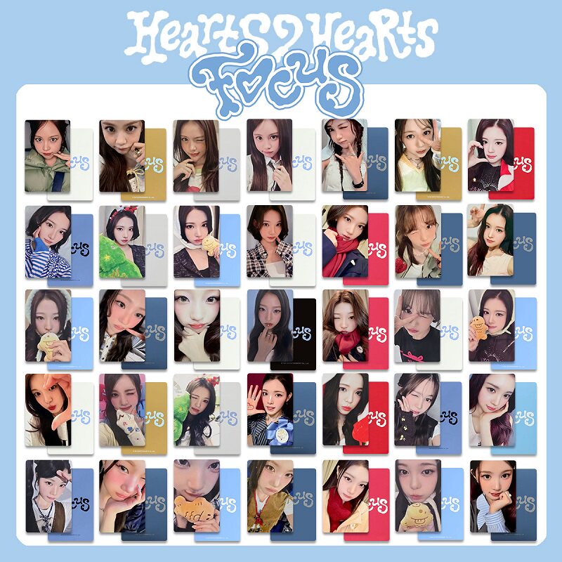 Hearts2Hearts心妹FOCUS周边小卡H2H特典卡mr幸运卡特典自印小卡图片