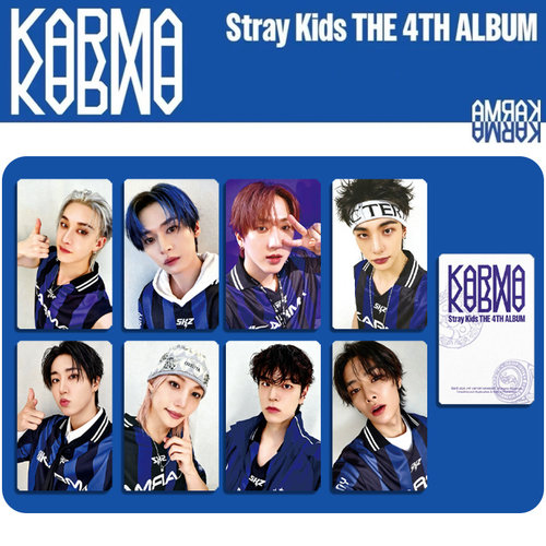 Stray Kids粉丝签售卡KARMA专辑明信片照片卡收藏卡拍立得 李龙馥