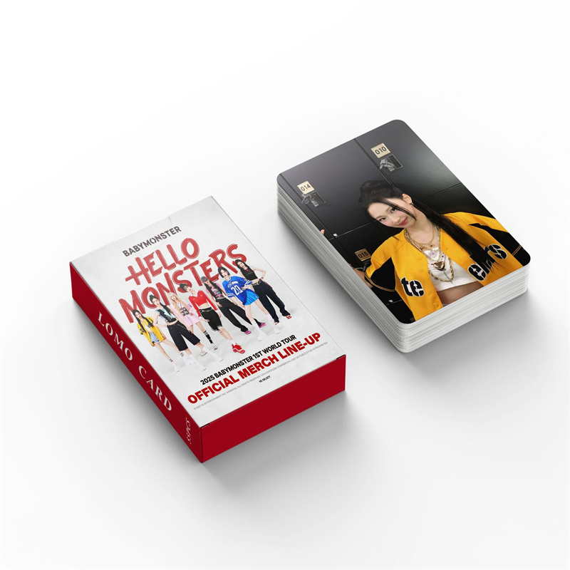 55张BABYMONSTER小怪兽镭射卡Hello Monsters演唱会小卡BM郑雅娴