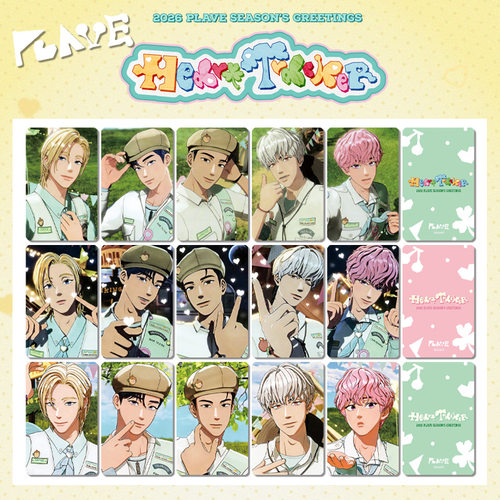 PLAVE 2026台历卡自印特典卡随机卡明信片收藏卡幸运卡 斑比周边