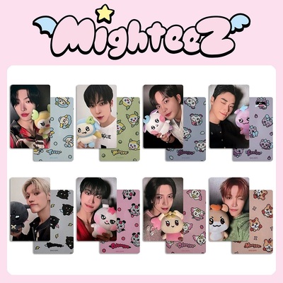 ATEEZ组合MIGHTEEZ小卡 联名小卡 快闪小卡自印双面3寸卡明信片