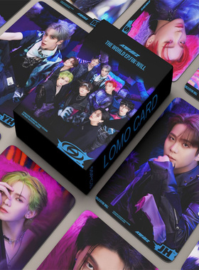 ATEEZ新专THE WORLD EP.FIN : WILL小卡Yunho 自印周边明信片55张