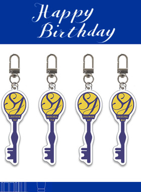 SUPER JUNIOR周年快闪钥匙扣亚克力挂件包包配饰周边挂饰学生礼物