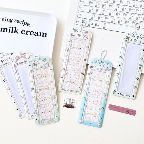 原创蝴蝶结 ins风可爱卡通人生四格卡套爱豆小卡卡套追星收纳卡包